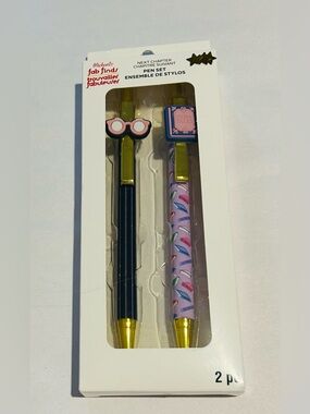 New Novelty Pen Set “Next Chapter” Sunglasses Fairy Tales 2 Pens